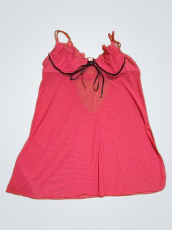Pink Lace Trim Camisole