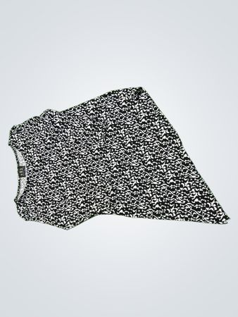 Black and White Patterned Dress