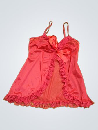Dreamgirl Red Satin Cami Top