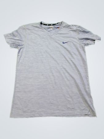 Nike Dri-Fit Striped V-Neck T-Shirt
