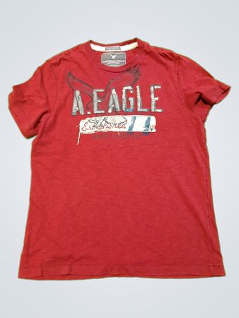 American Eagle Red Graphic T-Shirt