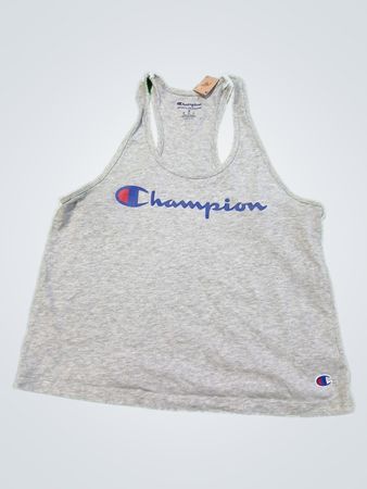 Champion Gray Racerback Tank Top