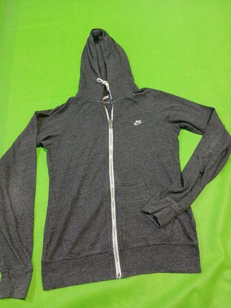 Nike Gray Zipper Hoodie