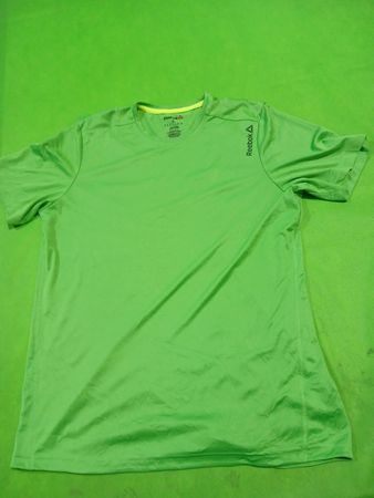 Reebok Lime Green Athletic T-Shirt