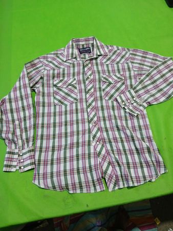 Wrangler Plaid Long Sleeve Shirt