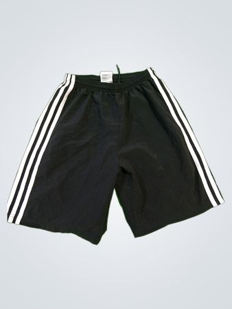 Adidas Black Striped Athletic Shorts