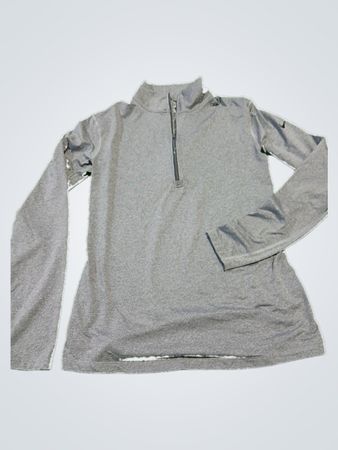 Nike Dri-Fit Gray Quarter-Zip Pullover