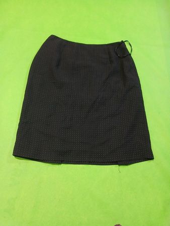 Anne Klein Black Polka Dot Mini Skirt