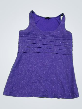 Express Purple Sparkle Tank Top