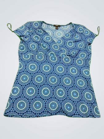 Alfani Blue Printed Top