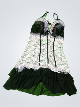 Lace and Ruffle Chemise