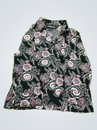 Sag Harbor Petite Floral Blouse