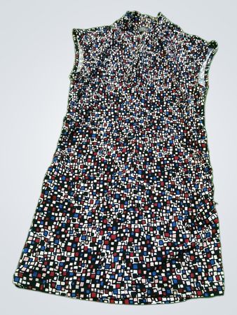 Vince Camuto Geometric Pattern Dress