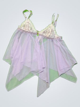 Lilac Lace Trim Camisole