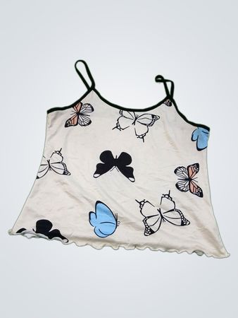 Butterfly Pattern Cami Top