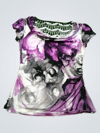 Purple Floral Top