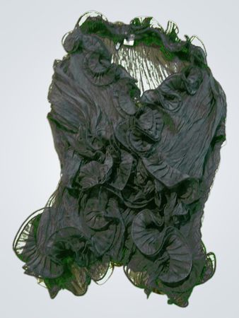 Black Ruffled Top