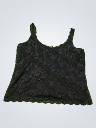 Jones New York Signature Black Lace Cami Top
