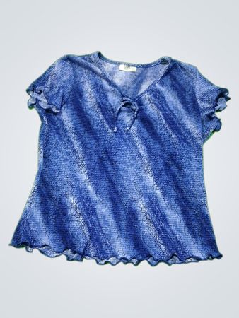 Blue Lace Top