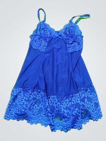 Blue Lace Chemise