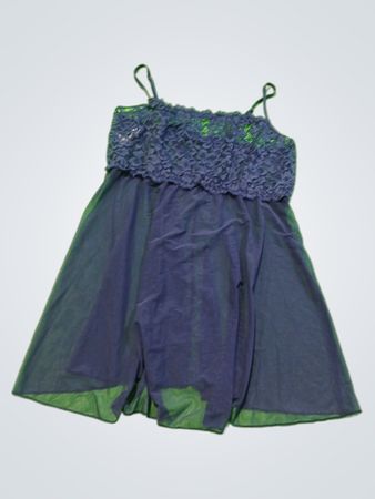 Blue Lace Trim Camisole