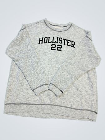 Hollister Gray Crewneck Sweatshirt