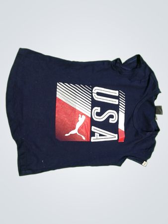 Puma Navy USA Graphic T-Shirt