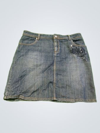 BluTop Denim Skirt