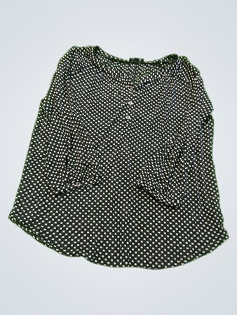 The Limited Black and White Polka Dot Skirt