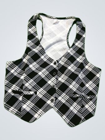 Plaid Vest