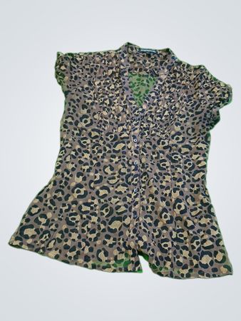 Express Design Studio Leopard Print Romper