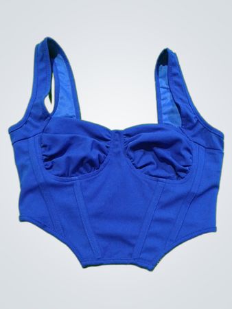 Blue Swim Top