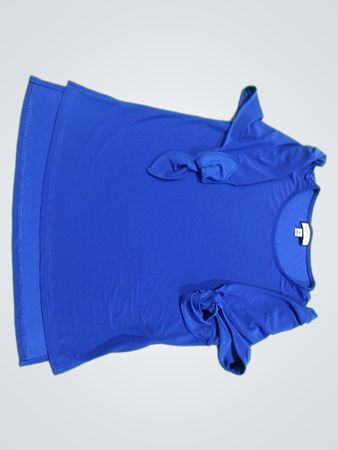 Blue Ladies' Short-Sleeved Top