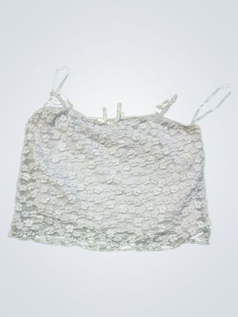 Thirty Thirty White Lace Cami Top