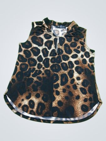 Leopard Print Sleeveless Top