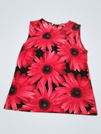 Susan Lawrence Floral Sleeveless Top