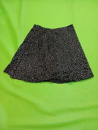 Black Polka Dot Skirt