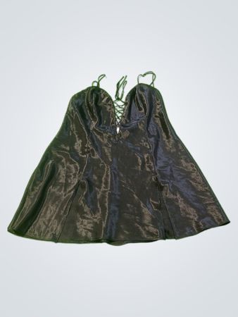 La Senza Black Velvet Corset