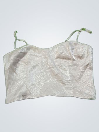 White Lace Crop Top