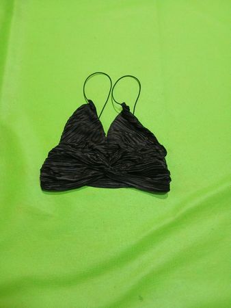 Black Ruched Bralette