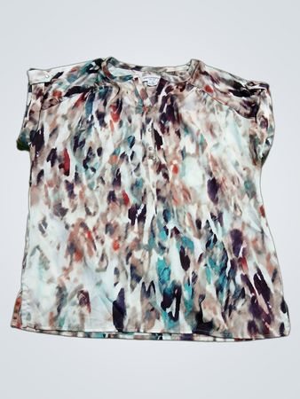 Liz Claiborne Petite Abstract Print Blouse