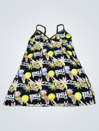 Midnight Miami Holiday Print Dress