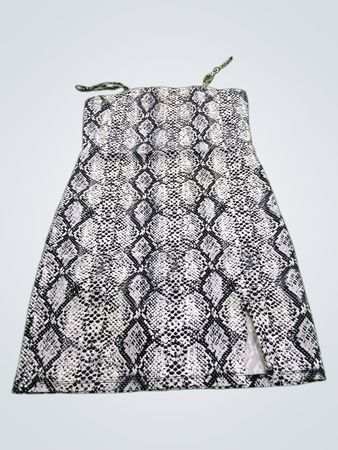 Garage Snake Print Mini Dress