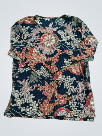 Long Sleeve Printed Top