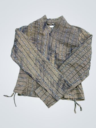 Z.biz S Brown Textured Jacket