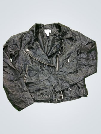 Arizona Jean Co. Faux Leather Moto Jacket