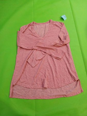 Pink V-Neck Tunic Top