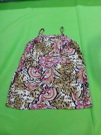 Women's Animal and Floral Print Spaghetti Strap Dress