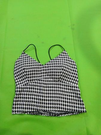 Houndstooth Print Camisole