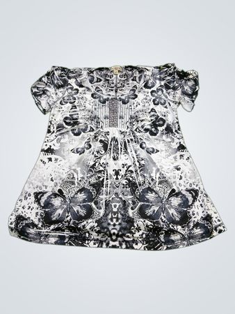 Live and Let Live Women's Butterfly Print Top